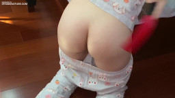 One minute spanking