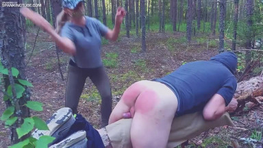 Spanking in the woods.II Vol. 3. Hard Fm Strapping