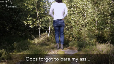 Please Spank Me in the Forest with the Rod Held in My Pussy POV - FREE version