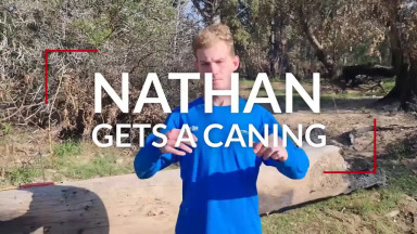 Nathan Gets A Caning