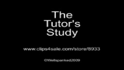 The Tutor's Study